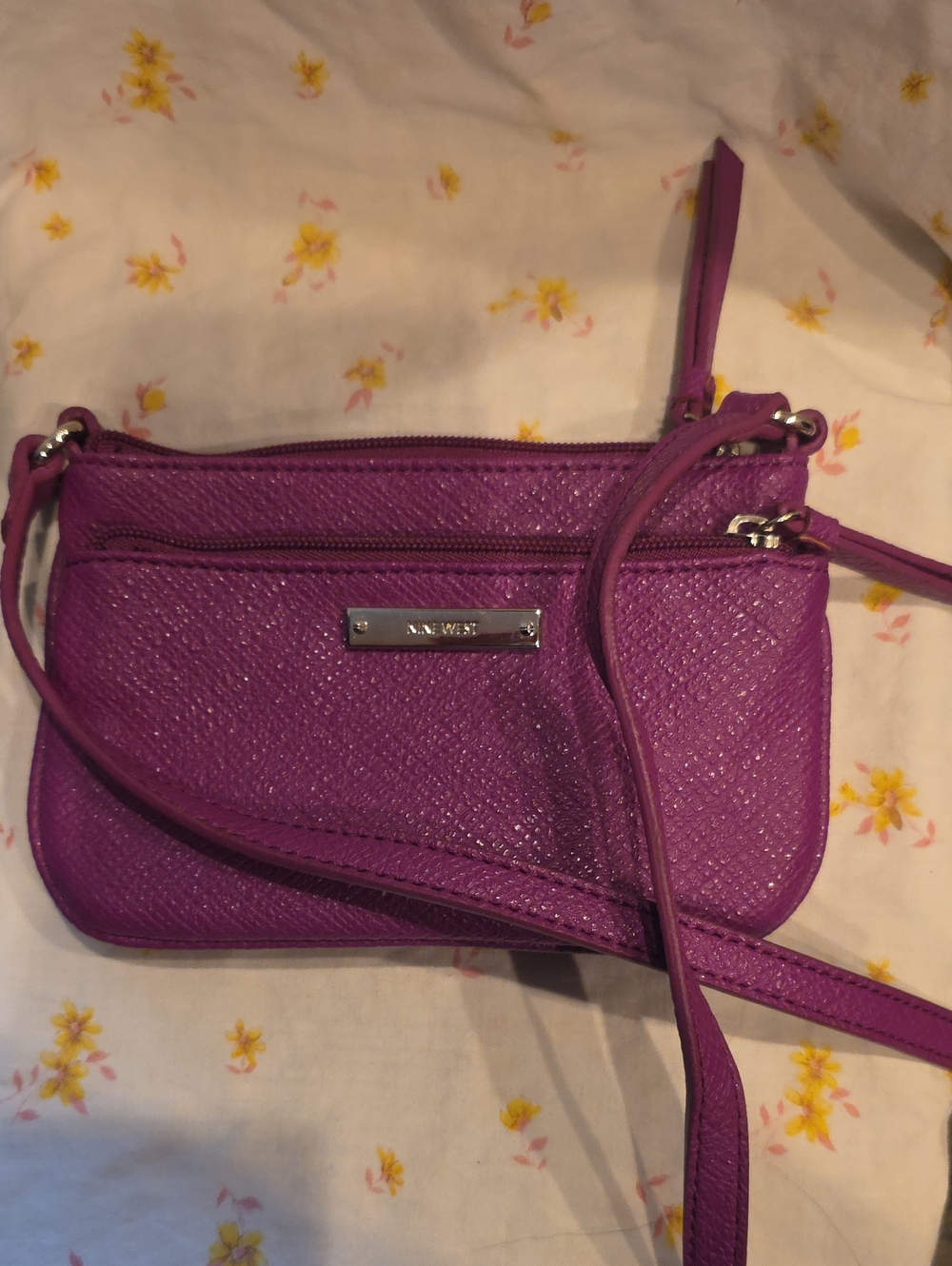 Nine West Bright Purple Crossbody Bag